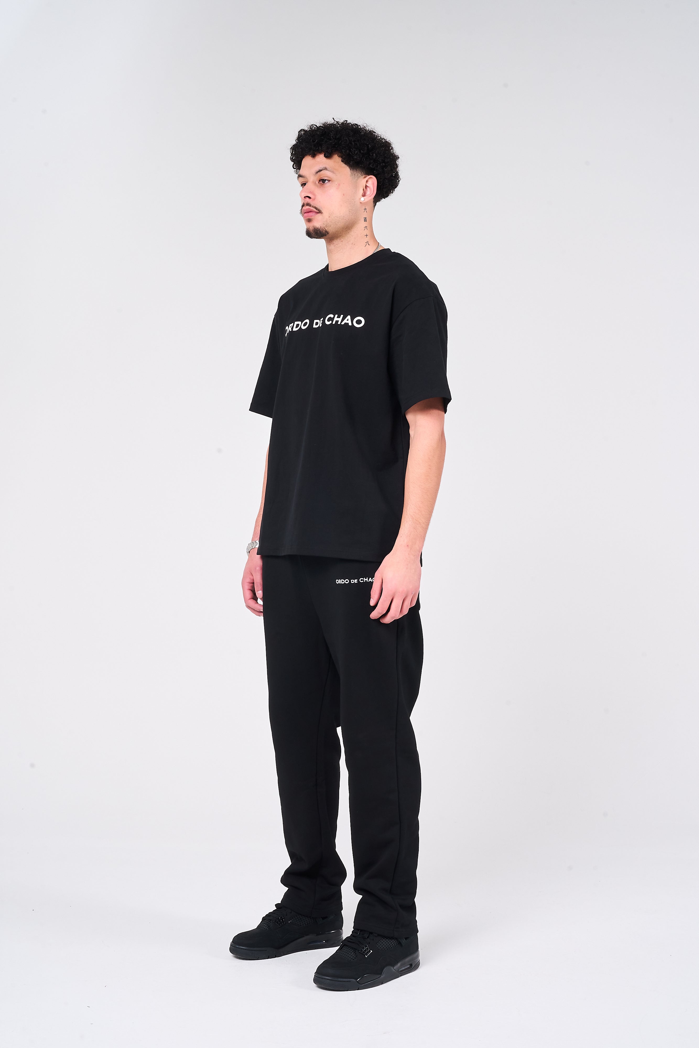 ORDO DE CHAO Black Track Pants