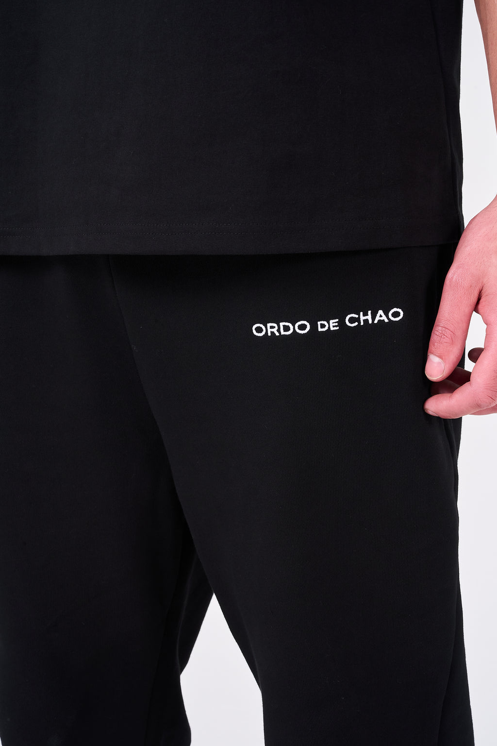 ORDO DE CHAO Black Track Pants